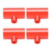20PCS Chicken Waterer PVC Tee Fittings Automatic Poultry Water Drinker Fittings for Threaded Nipples Waterer Cups