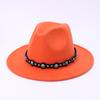 European and American fashion casual top hats men's and women's autumn and winter new black soft woolen jazz hats versatile cowboy hats