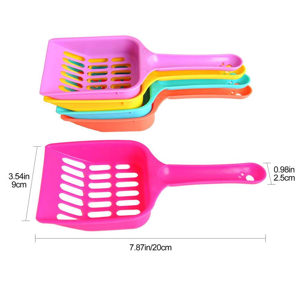 Pet Cat Litter Scoop Supplies Cat Toilet Pets Litter Sand Shovel Pet Dogs Shovel Pet Cleanning Tool Sand Scoop Litter Scoop красный