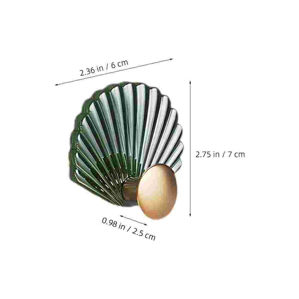 4 Pcs Coat Hangers Shell Wall Hook Storage Hooks Heavy Duty Towel Decorative Household Sundries