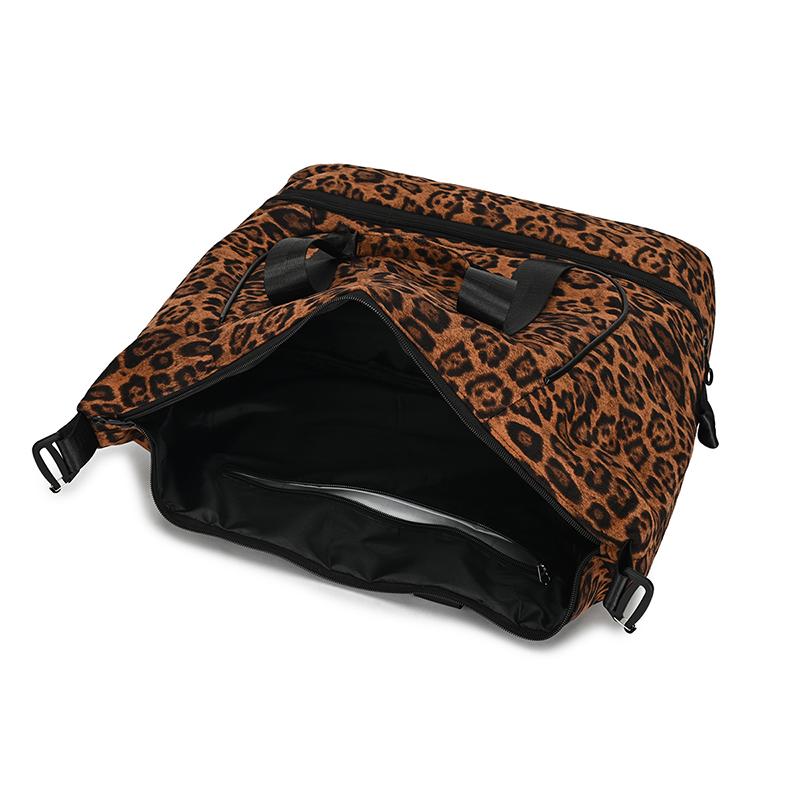 Leopard Print Large Capacity Travel Bag Women's Short-Distance Boarding Storage Bag Portable Luggage Bag