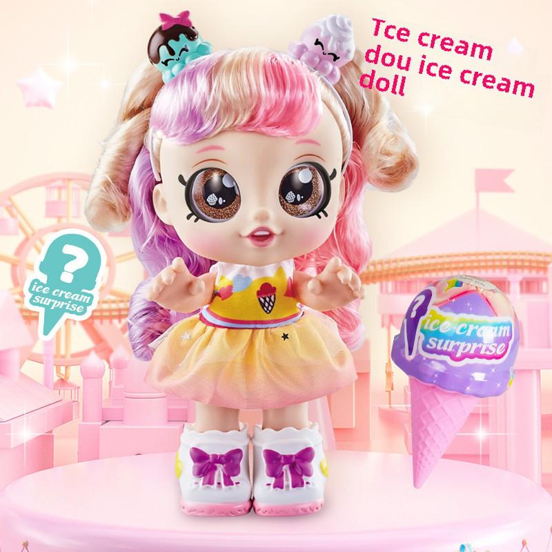 Kendi KID Puppe der zweiten Generation Eisprinzessin Spielhaus Geschenkset für Mädchen