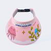 Children's Summer Sun Visor Hat with Fan