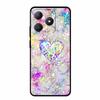 For Realme Narzo N61 Phone Case N 61 Coque Flowers Black Silicone Soft Back Cover For Realme Note 60 Case Note60 Funda Bags Capa