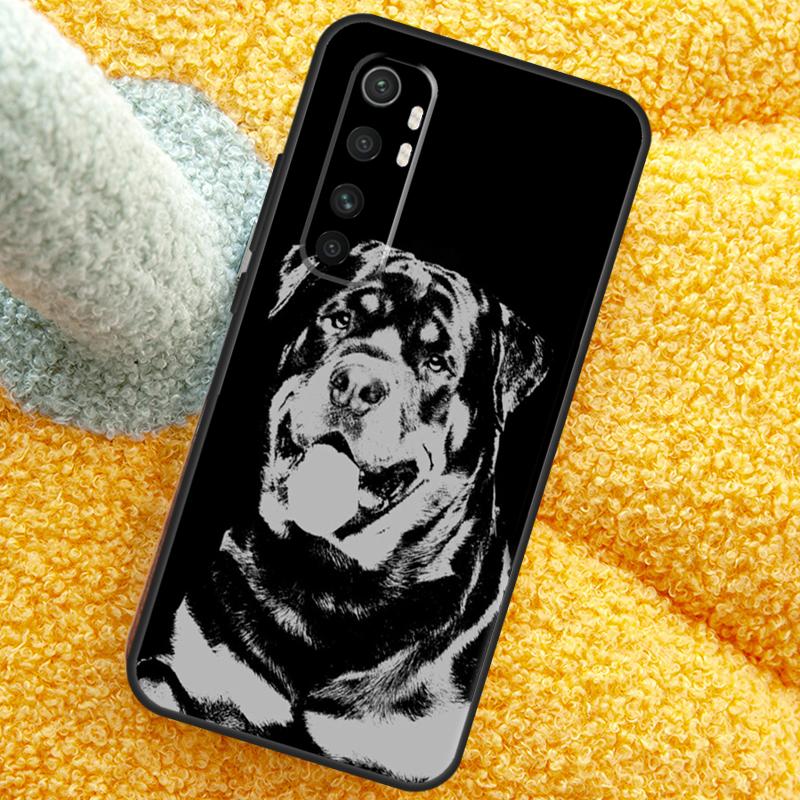 Cute Rottweiler Dog Case For Xiaomi 13T 14T 15T 14 15 Ultra 17 Pro Max Cover For POCO F8 F7 X7 Pro F5 F6 X5 X6