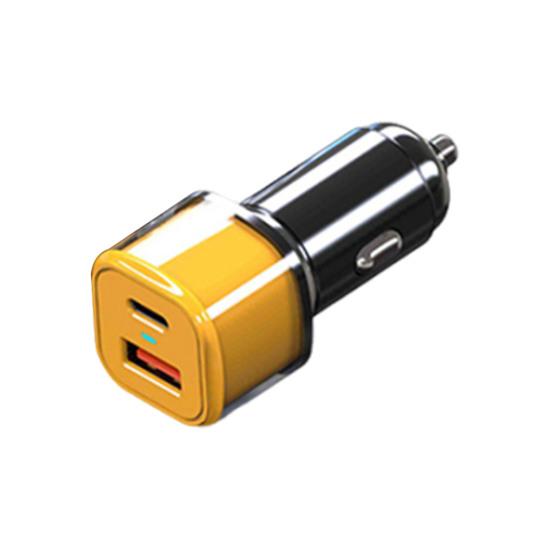 USB-C Car Charger Adapter with Multiple Ports Fast Heat Dissipation Flame-retardant PD QC3.0 Universal Phone Car Adapter Charger