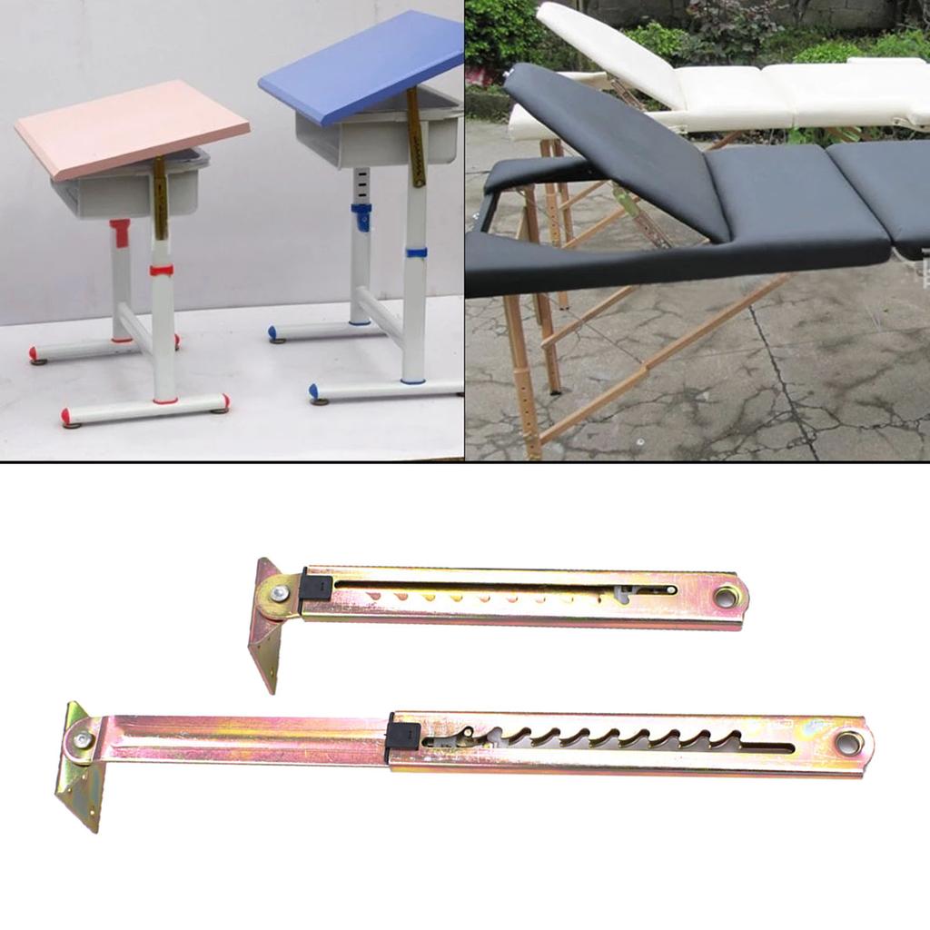 2x Sofa Lifting Hinge Angle Adjustment Hinge Ratchet for Drawing Board Desk Couch Folding Bed Lift Bracket Hardware Connector