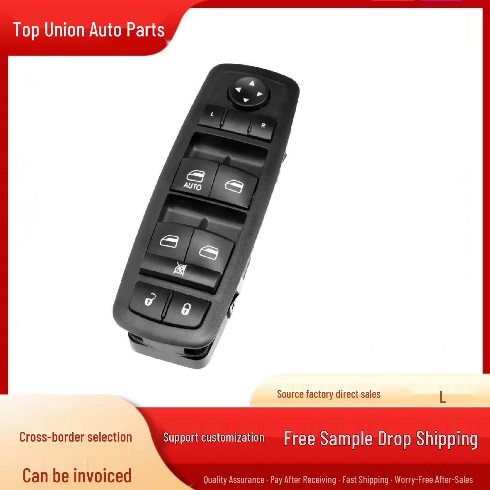 The 4602632AG Window Lifter Switch fits 2008-2012 Chrysler, Dodge, Jeep, and Liberty models. Electric