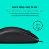 Logitech M100r Wired Optical Mouse