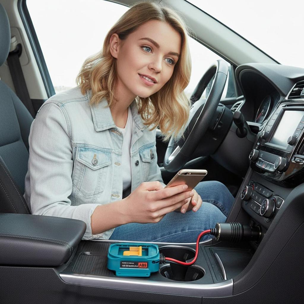 Charger For Car 18V-20V Shock-Resistant Female Car Socket Adapter For Trailer RV Truck Automotive Sedan Pickup Smartphone