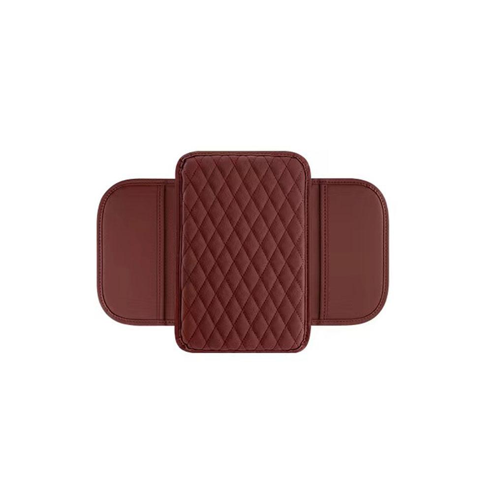 Upgraded Car Center Console Cover Leather Car Armrest Cover Cushion With 2 Storage Bags Car Armrest Storage Box Car Accessories