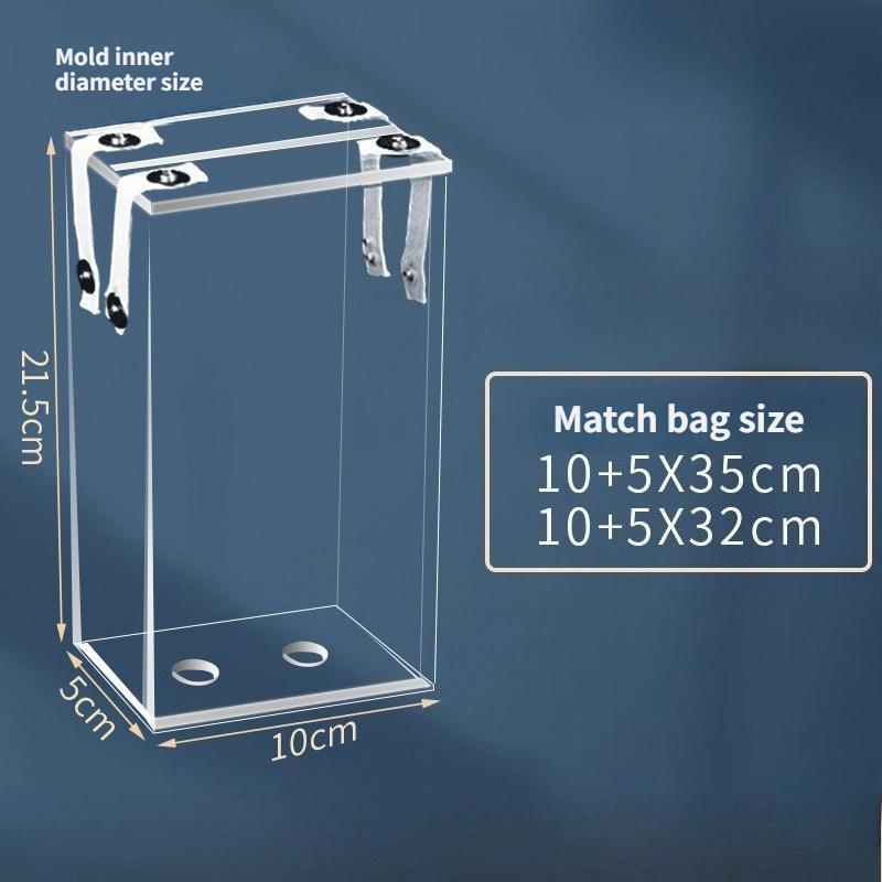Acrylic Plastic Food Bag Rice Bags Used in Refrigerators and Supermarkets Vacuum Bag Compression Mold Rice Storage Transparent Rectangular
