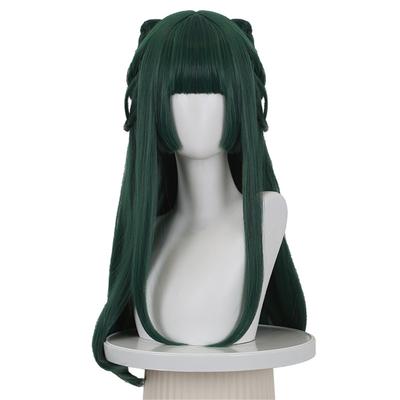 Maomao Cosplay Pruik Groen Haar Hittebestendig Synthetisch Volledige Pruik Halloween Prop