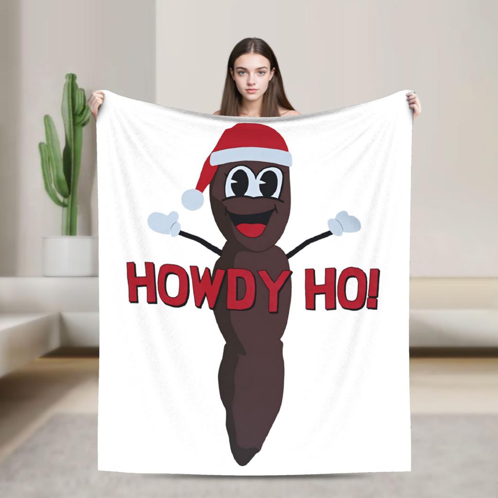 Mr Hankey Merry Christmas Southparkd Blankets Anime Flannel Throw Blanket Summer Air Conditioning Decor Ultra-Soft Warm Bedsprea