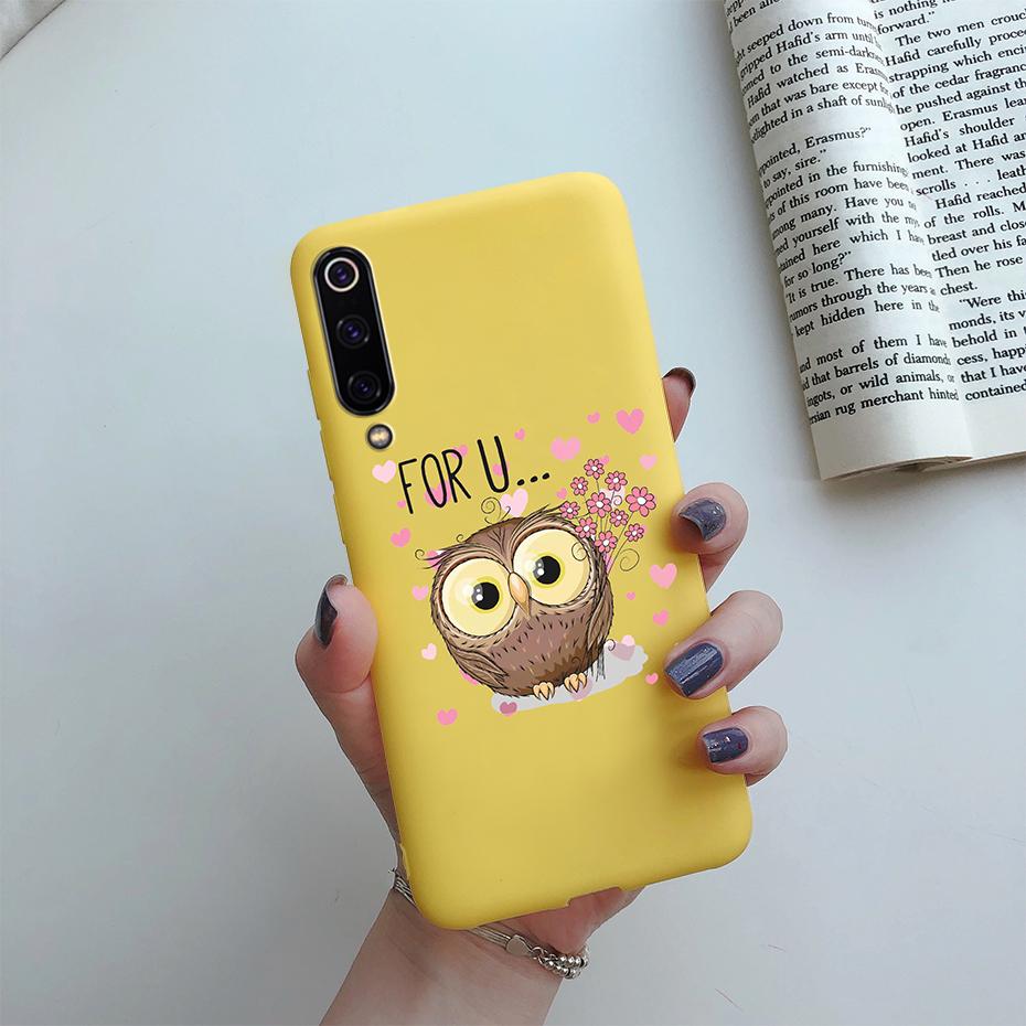 For Xiaomi Mi 9 SE Mi 9 Lite Case Soft Flower Painted Silicone TPU Cover Phone Case For Xiomi Xiaomi Mi 9 Mi9 SE Lite 9SE Cases
