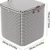 3 180 Liter Clothing Storage Bags, 27.56 Inches High, with Handles, Wardrobe Container, Suitable for Blankets and Clothes