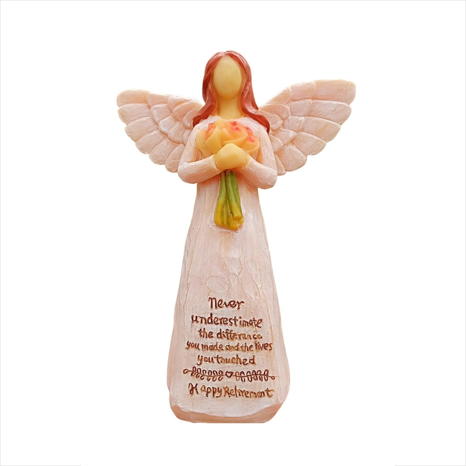 

Украшение в виде статуи девушки-ангела, подарок для украшения дома, изделия из смолы One Size