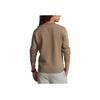 Polo Ralph Lauren Ss24 Solid Logo Pattern Embroidered Crew Neck Long Sleeve Sweatshirt Men Sweatshirt Dark-Gray-Brown MNPOKNI16823462-200