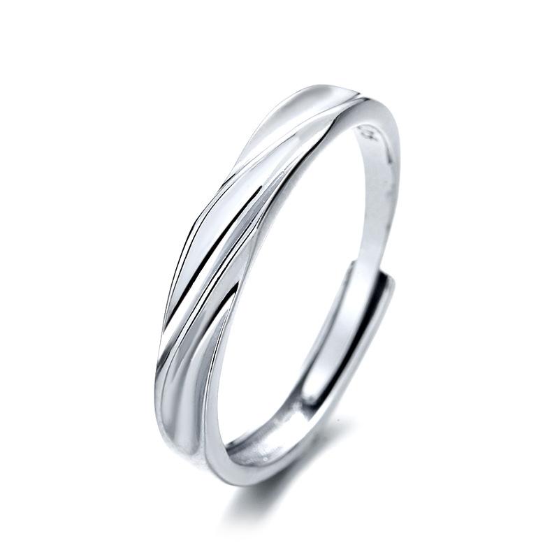 Ring for Men Single Ring Opening Simple Personality Student Ring