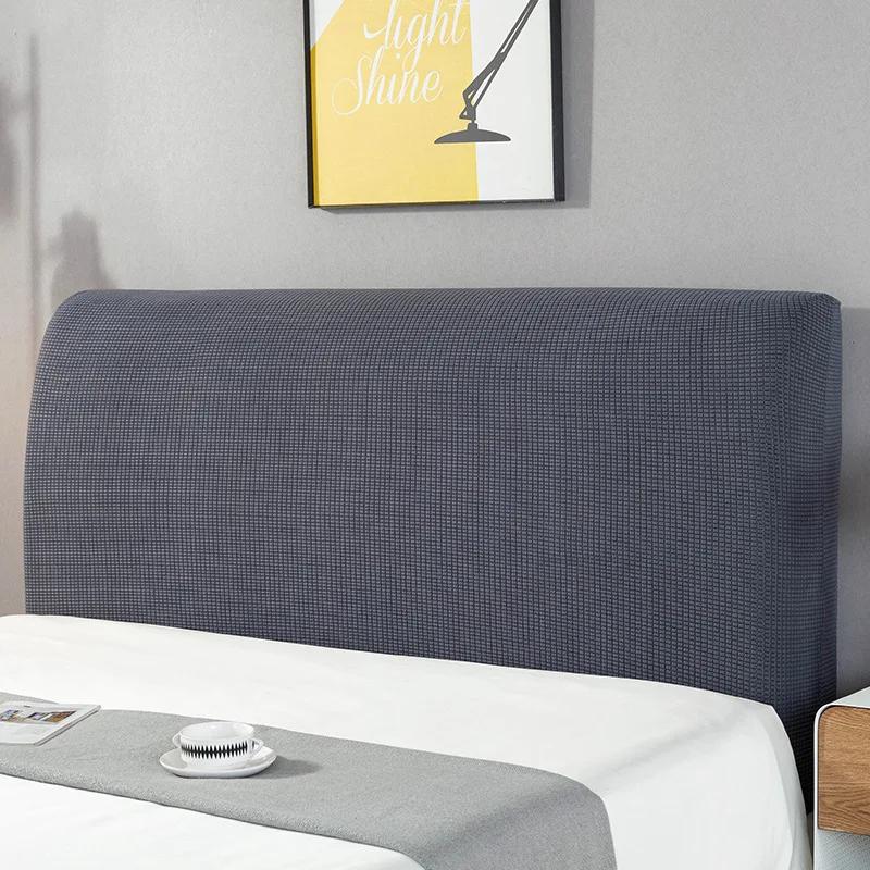 Funda para cabecero Cubiertas para cabecero de cama Cubierta de cama elástica engrosada Protección trasera Cubierta antipolvo para habitación de hotel en casa