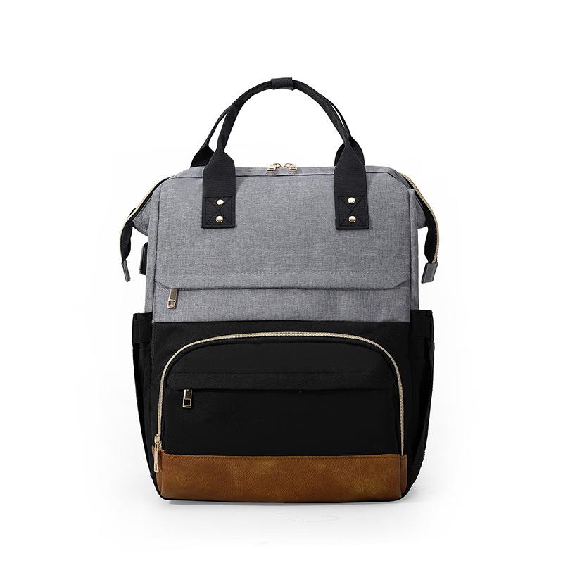 Backpack Business Waterproof Backpack Multifunctional Two-color Travel Handbag Men and Women Backpack Mom Bag