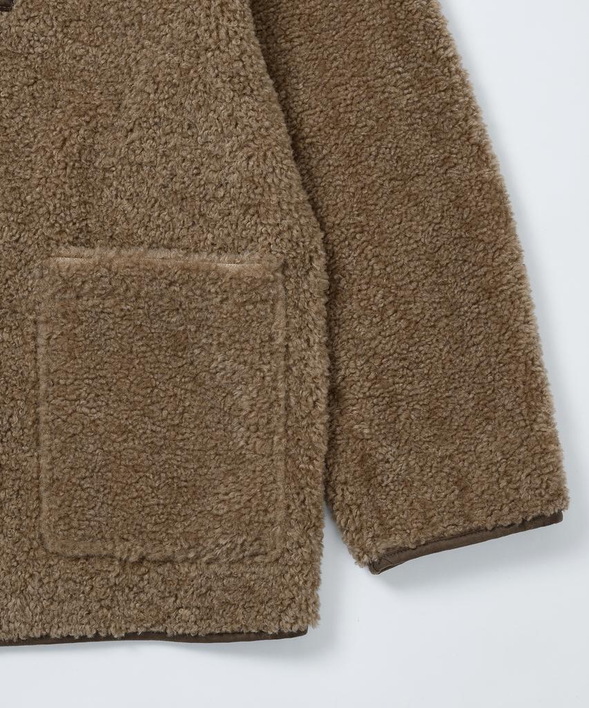 Leftseoul Reversible Half Shearling Jacket [Hazelnut]