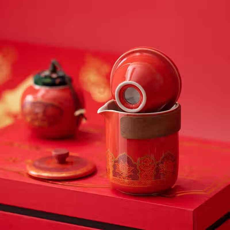 Bobao Ceramic Teacup Gift Box Set