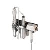 Aluminum Hair Dryer Holder 3 in 1 Toilet Blower Holder Practical Curling Iron Shelf  Bathroom