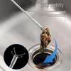 Flexible Drain Clog Remover with Four-Claw Grabber