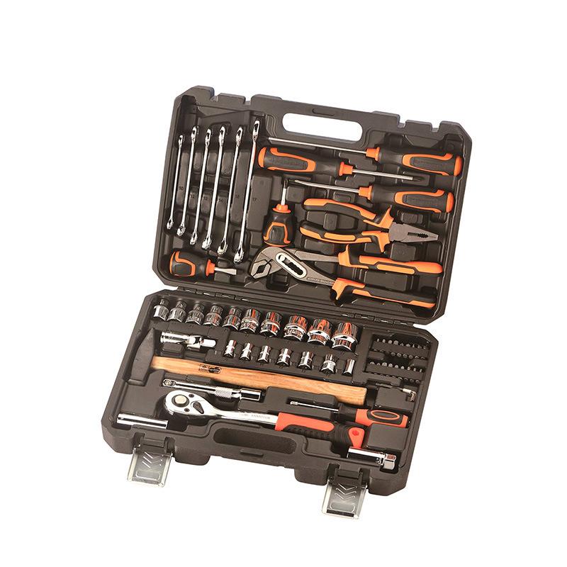 

Household Ratchet Wrench Set 72 Teeth Multi-specification Full Set Batch Combination Sleeve Extension Rod Set Auto Repair Tools 58PC