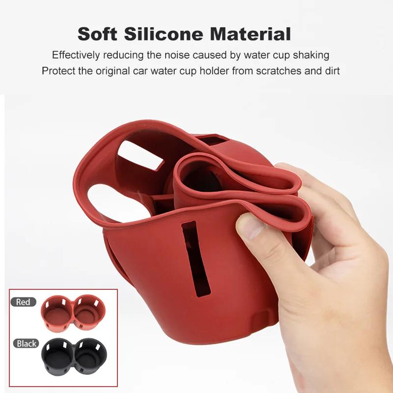 Car Cup Holder Center Storage Box For Porsche Macan 2014-2025 2025 2025 Soft Waterproof Central Protector Console Organizer