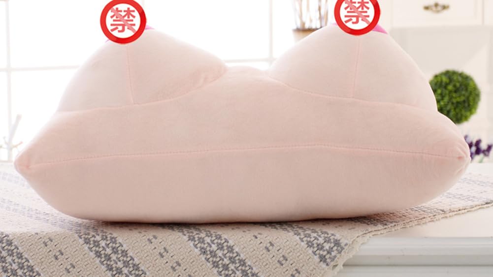 MMIAOO Breast Pillow Plush Toy, Fun Item, Cute Body Pillow, Breast Body Pillow, Nap Pillow, Unisex, Birthday Present, Gift