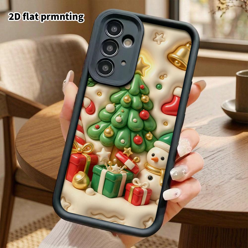 Phone Case: 2D flat, fits Samsung Galaxy A34 A35 M05 M06 S20 S22 S21 FE Plus 5G, Christmas Christmas tree, Christmas Halloween, perfect holiday gift