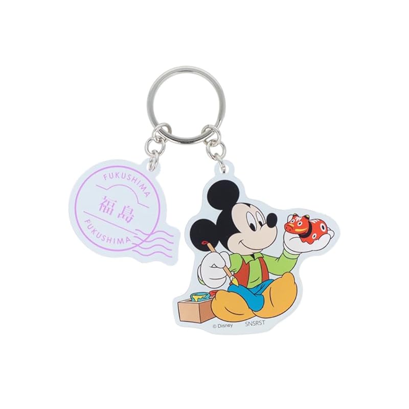 

[Sunstar Stationery] disney key ring acrylic DREAM TRAVEL mickey mouse Fukushima prefecture S8348413