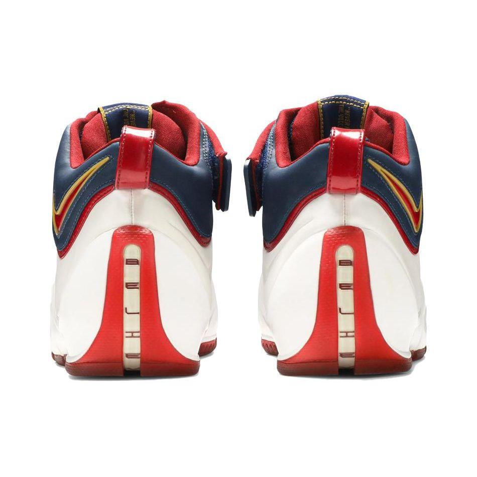 Nike Zoom LeBron Playoff Men Sneakers White  Varsity-Crimson-Midnight-Navy-Metallic 314647-1611