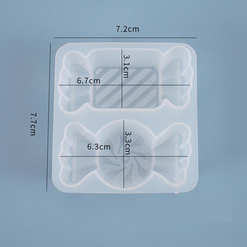 Silikon-Harzformen in Zuckerbonbon-Form, UV-Harzformen, handgefertigte Schmuckformen