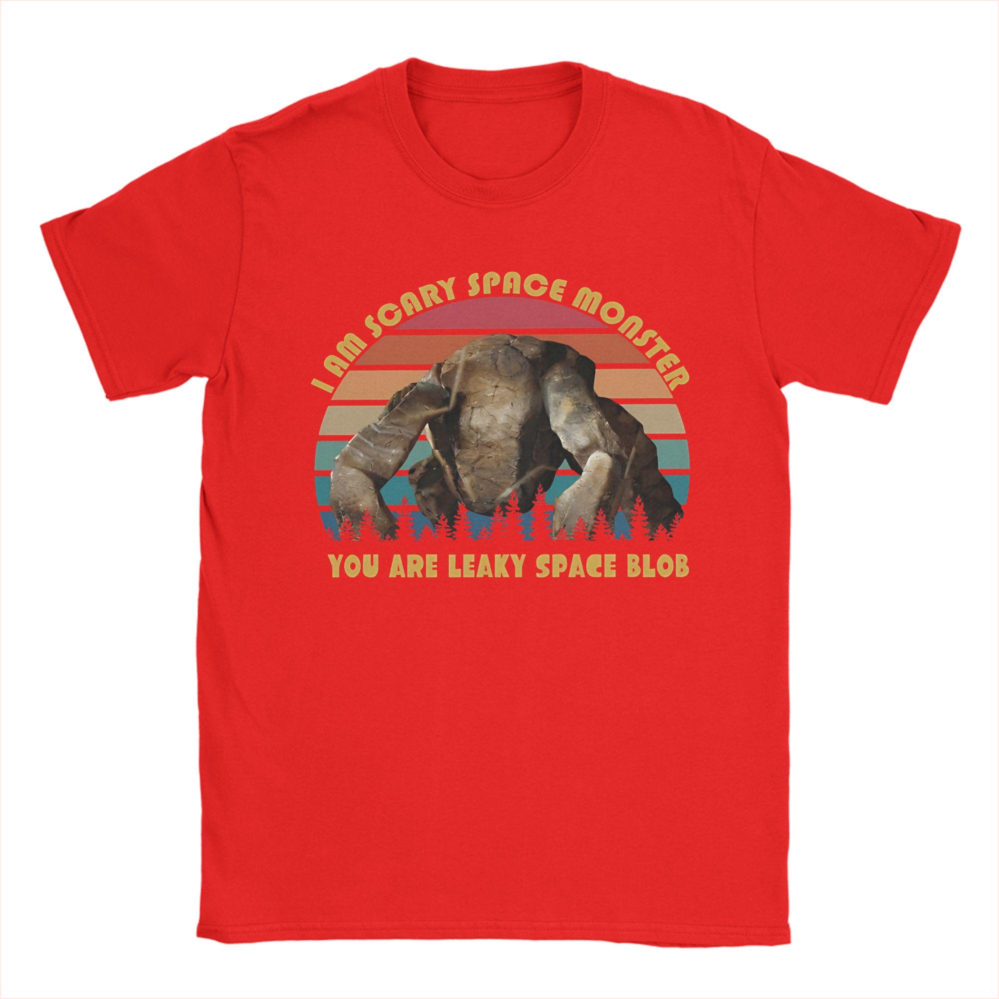 

Novelty I Am Scary Space Monster You Are Leaky Space Blob Rocky Project Hail Mary TShirts Unisex T Shirt Short Sleeve Tops S