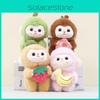 Cute Plush Fruit Monkey Doll Keychain Soft Short-pile Monkey Toy For Kids