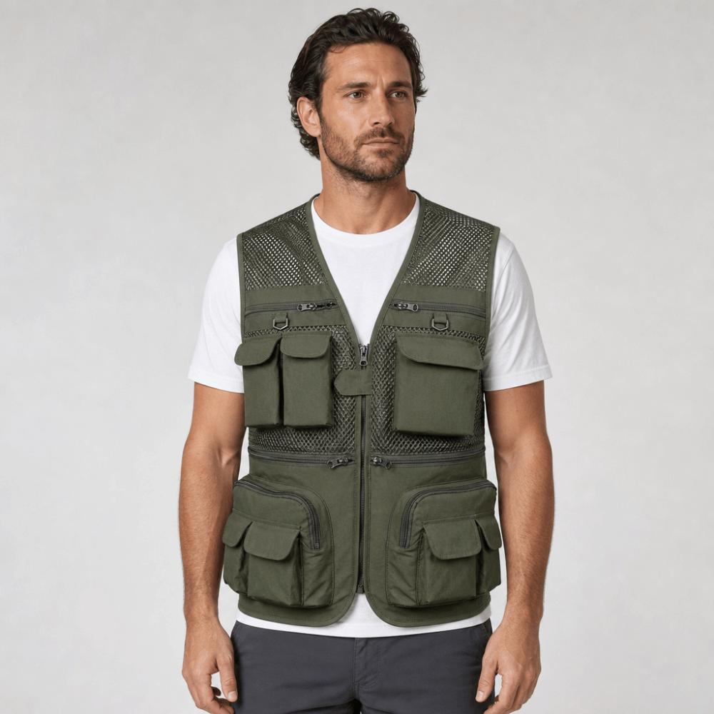 with 16 Pockets Fishing Vest Lightweight Outdoor Vest Durable Summer Vest Fishing XL