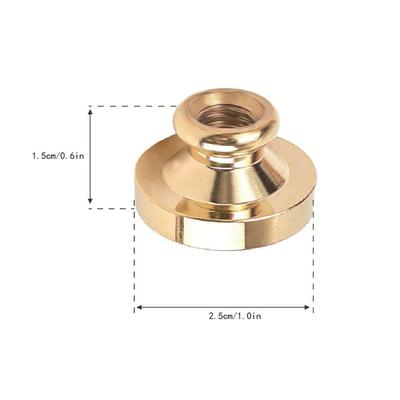 Sword Collection Wax Seal Stamps Brass Head 0.98" Removable Round Longsword and Flowers Wax Sealing Stamp Heads For Decorating W