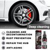 Deoxidizer Spray, Antirust Agent, Cleaning Chrome Plating Metallic Paint, Antioxidant Lubricant for Automobile Maintenance