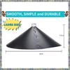 WON 2Pack 18Inch Large Wrap Around Squirrel Baffle For Outdoor Bird Feeder Accessories Bird Feeder Accessories