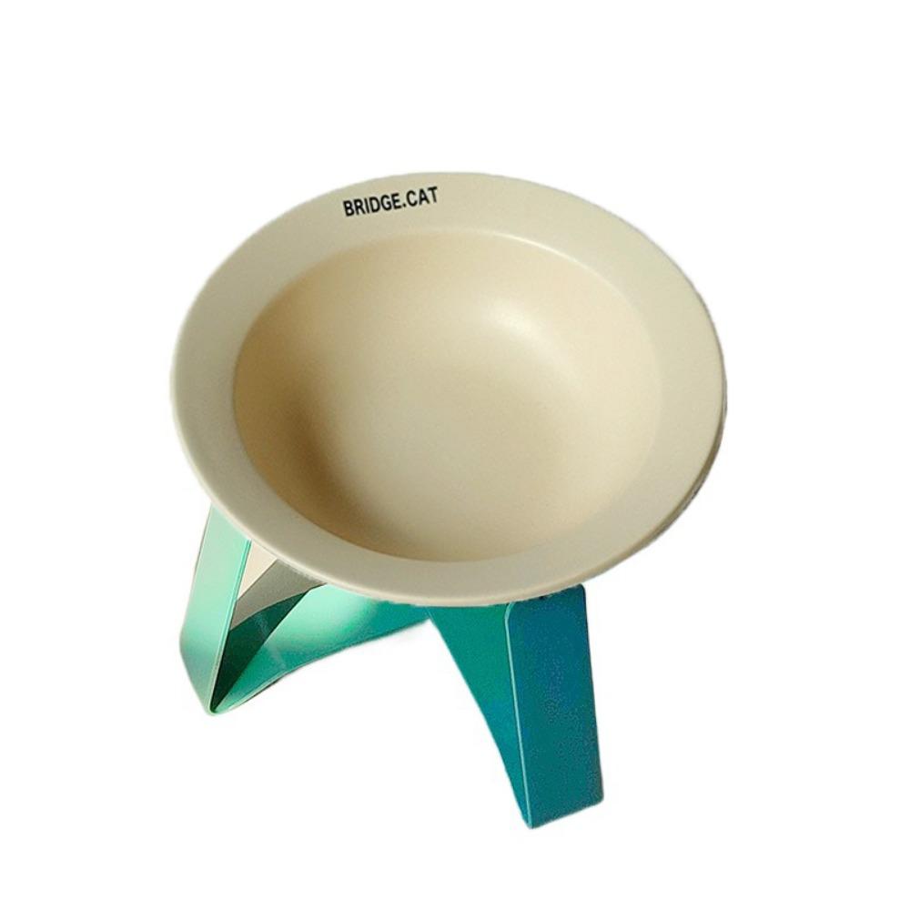 Pet Supplies Ceramic Flying Disc Pet Bowl Korean Style Multicolor UFO Cat Bowl Anti-Tip Round Cat Feeding Bowls For Cat and Dog