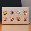 100 Cute Cookies Graffiti Stickers Computer Mobile Phone Water Cup Decoration Stickers Waterproof Creative Children's Stationery Stickers