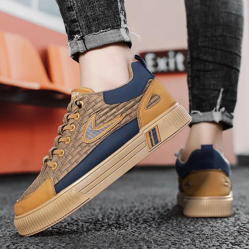 Fashion Sport Casual Mens Shoes Fashion Design Sneakers Man Platform Comfortable Men Sport Shoes Sneakers Flat Zapatos De Hombre 2024new