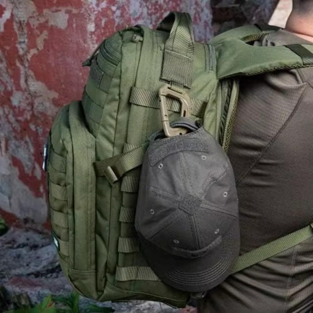 5Pcs Big D-type Plastic Steel Tactical Molle Quick Hook Hanging Buckle Clip Outdoor Camping Backpack Bag EDC Tool Accessories