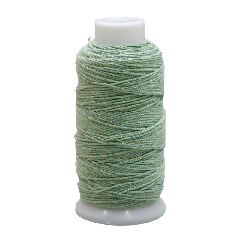 Large Roll 100G Gold Hand Rubbing Cotton Thread 1.0Mm Tibetan Hand Rope Tassel Thread Diy Wenwan Bodhi Special Braided Thread