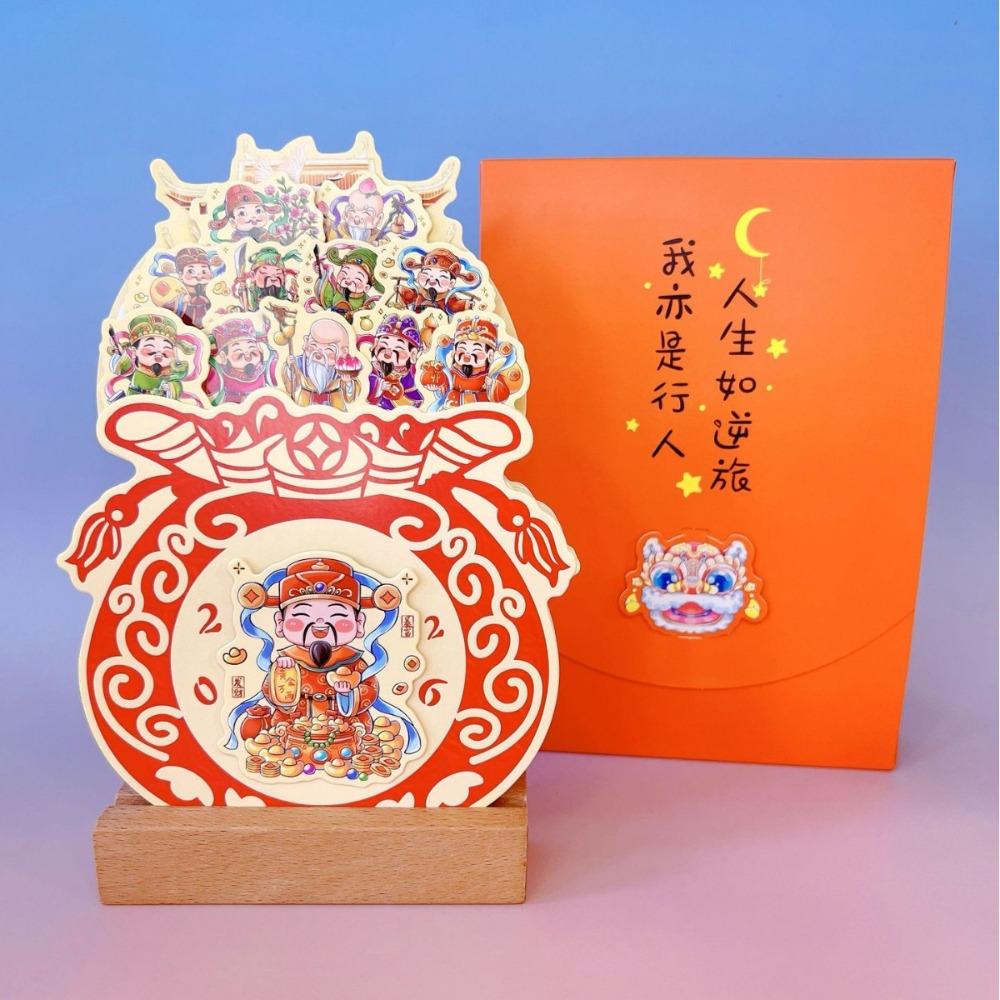 

Card Insert Mini Desk Calendar Paper Craft Vase-Like Calendar Standing Desk Calendar Home Style 4