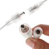 1 Paar DC 5,5 x 2,1 mm IP68 Wasserdichter Stecker Stecker 2-Pin Stromkabel