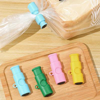 Set di 6 clip di tenuta per sacchetti di cibo, clip di compressione antiscivolo per alimenti e frutta